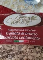 Quantité de sucre dans Pasta