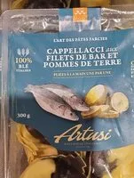 Количество сахара в Cappellacci aux filet de bar et pomme de terre