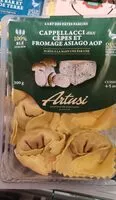 Количество сахара в Cappellacci cèpes et fromage asiago aop