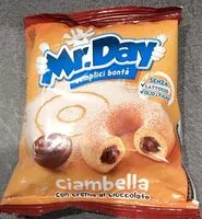 Cantidad de azúcar en Mr. Day ciambella