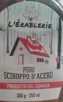 Sokerin määrä sisällä Sciroppo d'acero