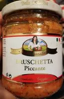 İçindeki şeker miktarı Bruschetta piccante
