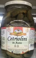 İçindeki şeker miktarı Cetriolini in aceto