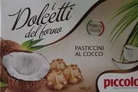 चीनी की मात्रा Pasticcini al cocco