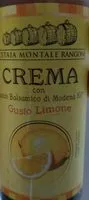 入っている砂糖の量 Crème de balsamique au citron