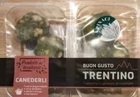 Количество сахара в Canederli agli spinaci