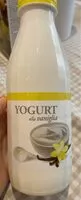 Jumlah gula yang masuk Yogurt di vaniglia