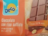 İçindeki şeker miktarı Cioccolato con riso soffiato finissimo al latte