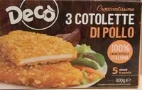 Quantité de sucre dans Cotolette di pollo