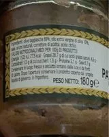 Amount of sugar in Paté di olive taggiasche