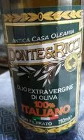 Amount of sugar in Olio extra vergine di oliva