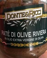 Amount of sugar in Paté do olive riviera