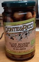 Amount of sugar in Olive Riviera biologiche in salamoia