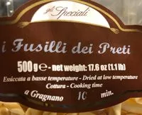 Amount of sugar in I fusilli dei preti