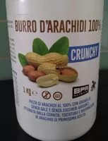 Suhkru kogus sees Burro di arachidi 100% crunchy