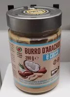 Suhkru kogus sees Burro d'archidi e cocco