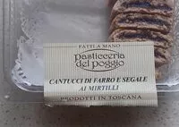 Количество сахара в Cantucci di farro e segale ai mirtilli