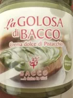 Jumlah gula yang masuk Creme Spalmabili Bacco La Golosa di pistacchio.