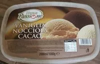 Sokerin määrä sisällä Gelato al gusto vaniglia nocciola e cacao