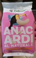 入っている砂糖の量 Anacardi al naturale