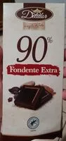 चीनी की मात्रा Fondente extra 90%
