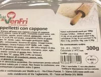चीनी की मात्रा Cappelletti con cappone