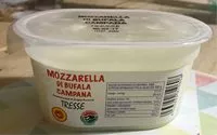 Sucre et nutriments contenus dans Mozzarella di bufala campana