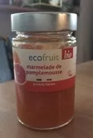 Sucre et nutriments contenus dans Ecofruit