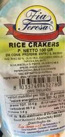 Jumlah gula yang masuk Rice crakers