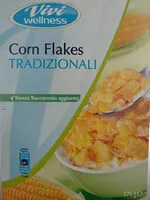 Sugar and nutrients in Corn flakes tradizionali