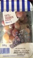 Jumlah gula yang masuk Tafeltrauben kernlos - Klasse 1