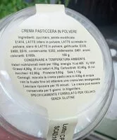 चीनी की मात्रा Crema pasticcera in polvere