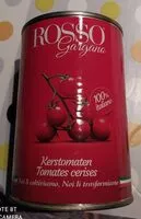 İçindeki şeker miktarı Tomates cerises conserve