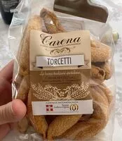 चीनी की मात्रा TORCETTI
