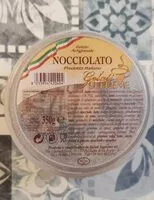 Sokerin määrä sisällä Gelato Artigianale Nocciolato