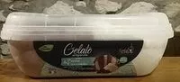 Sokerin määrä sisällä Gelato artigianale gusto panna e cioccolato