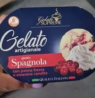 Sokerin määrä sisällä Gelato artigianale gusto spagnola