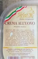 Sokerin määrä sisällä Gelato all'uovo