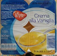 入っている砂糖の量 Crema alla vaniglia