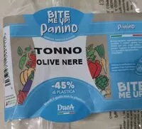 चीनी की मात्रा Panino Tonno Olive Nere