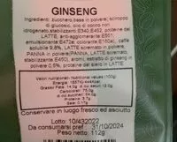 Количество сахара в Ginseng