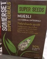 Suhkur ja toitained sees Somerset super cereals