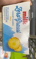 Sokerin määrä sisällä Yogurt magro ananas