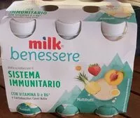 Quantité de sucre dans Milk benessere