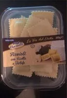 入っている砂糖の量 Ravioli con ricotta e tartufo