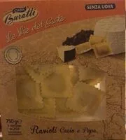 入っている砂糖の量 Ravioli cacio e pepe