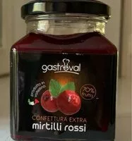 Количество сахара в Confettura extra mirtilli rossi