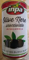 Quantité de sucre dans Olive nere snocciolate in salamoia