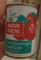 Sokerin määrä sisällä Tomatenmark