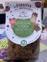चीनी की मात्रा Pasta con Lenticchie e Piselli Bio